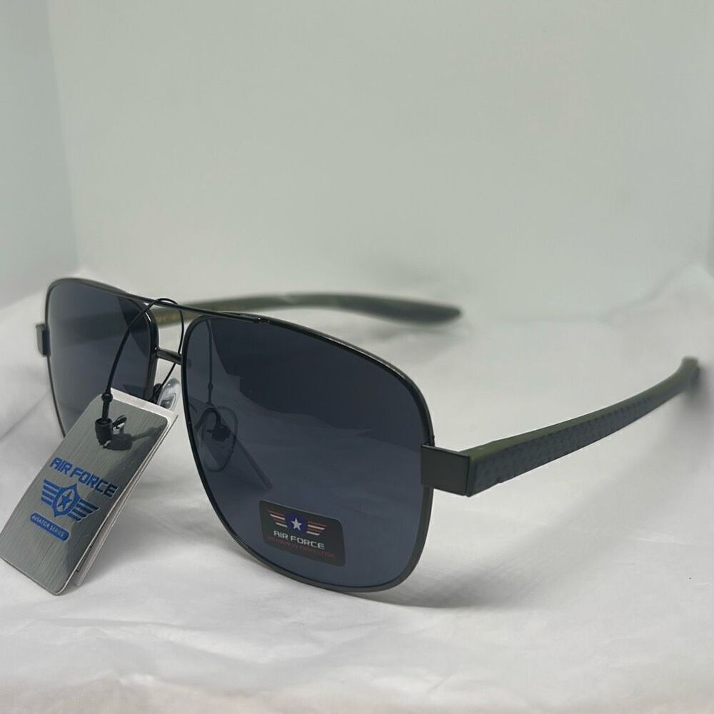 Air Force Patriotic Aviator Sunglasses – Model AV5194-USA – UV Protection, Stars